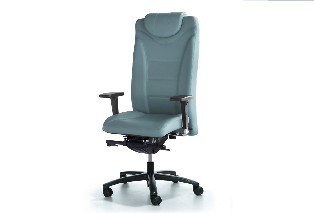 Διευθυντικό Κάθισμα Dromeas Apollo Δερματίνη B2T2 Πεντάνευρο Ανθρακί