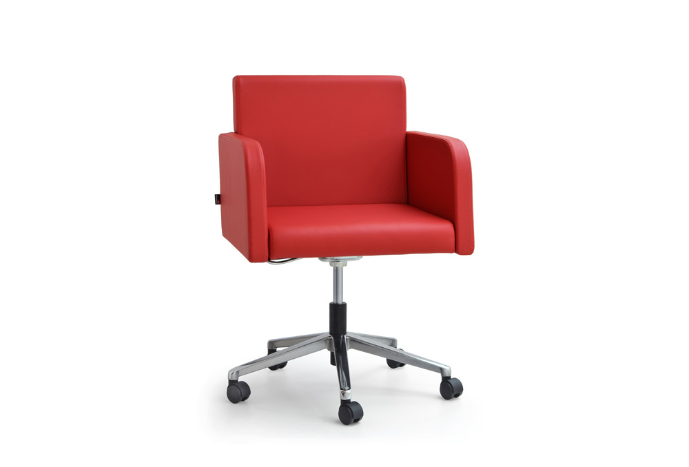 Κάθισμα Συνεργασίας Dromeas Sofia Δερματίνη Κόκκινη
